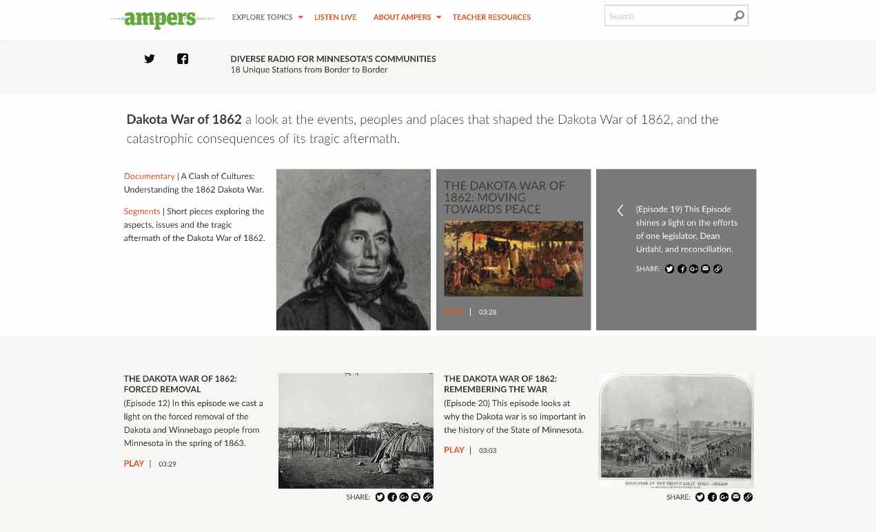 Ampers' category page