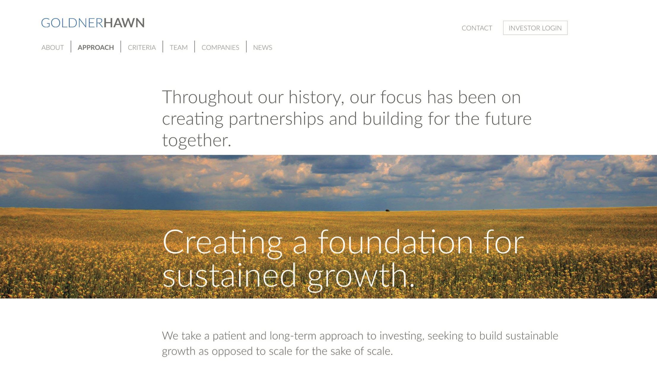 Goldner Hawn website