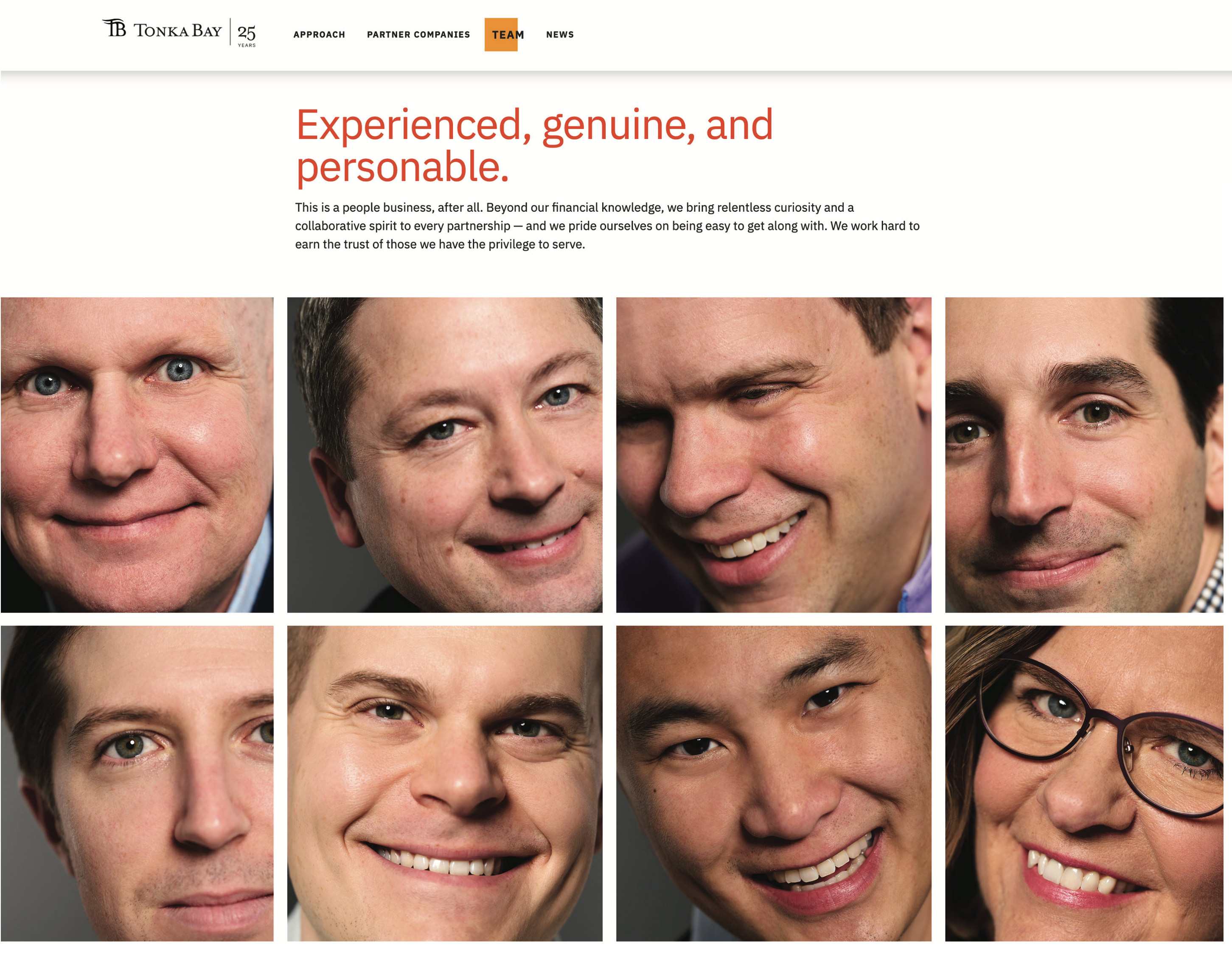 Screenshot of Tonka Bay Equity's website